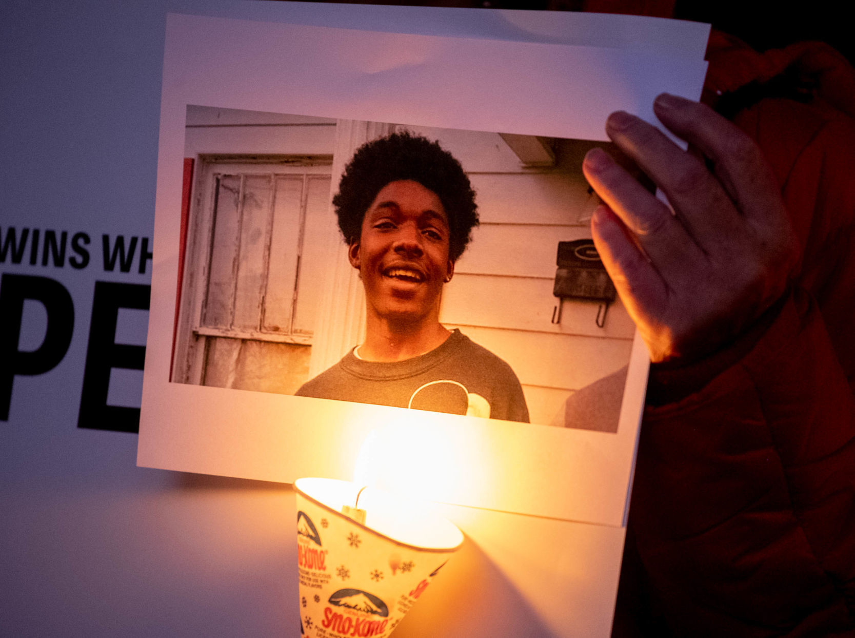 Photos: Candlelight vigil held for 16-year-old shooting victim killed Friday